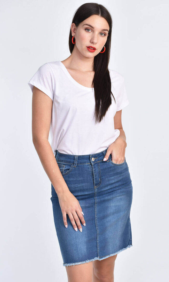 Pollera Flecos Largo