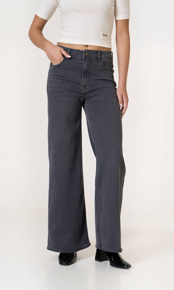 [SV-21-1 GR] Tiro Alto Wide Leg