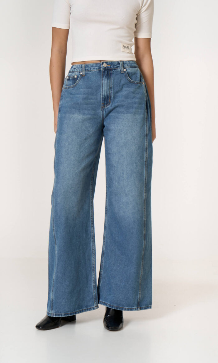 [LW-101 AZ] Tiro Alto Wide Leg